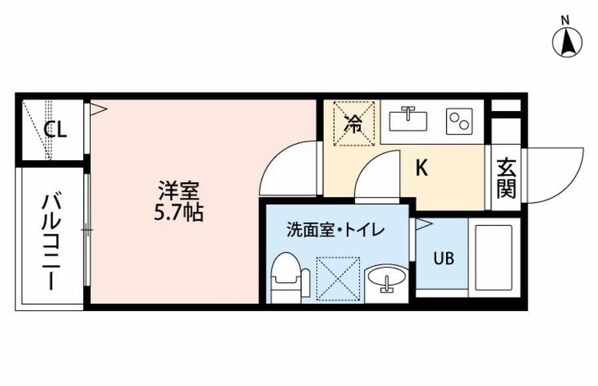 REVE今池の物件間取画像